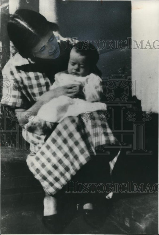 1925 Press Photo Lillian Carter & Jimmy - Historic Images