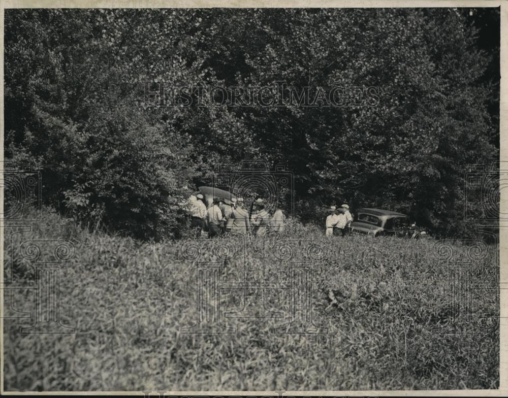 1936 Press Photo Romano Murder Scene - Historic Images