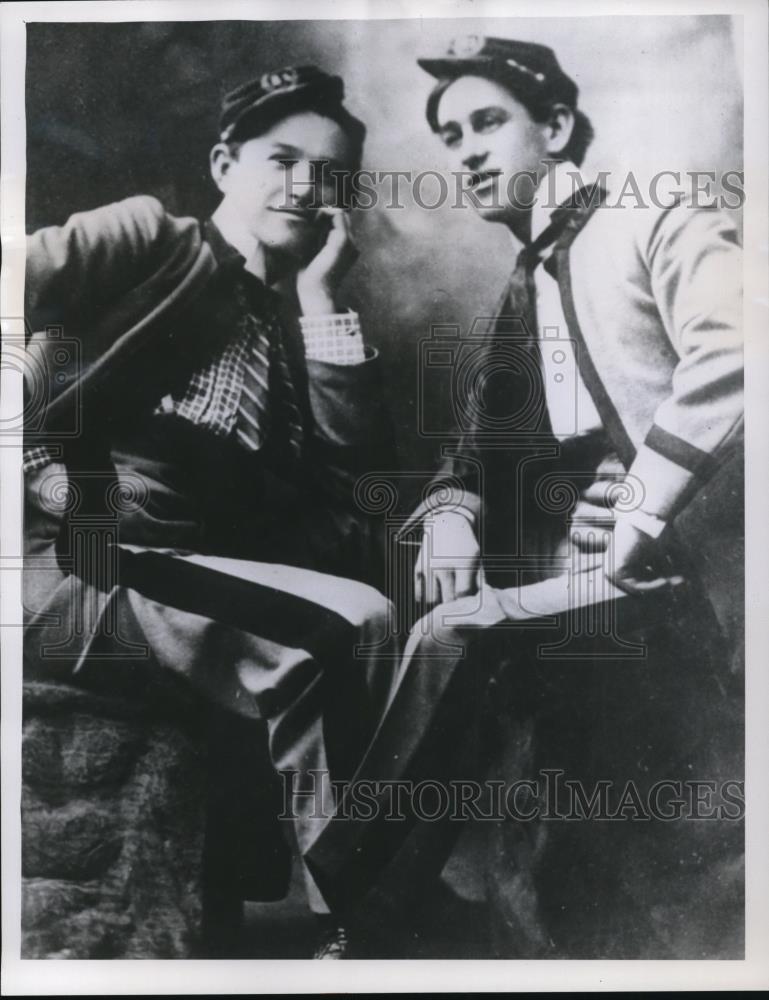1961 Press Photo Will Rogers &amp; Will Johnson in The Will Rogers Story - Historic Images