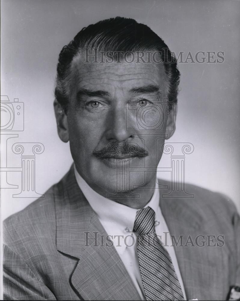 1957 Press Photo Walter Pidgeon in The Happiest Millionaire - Historic Images
