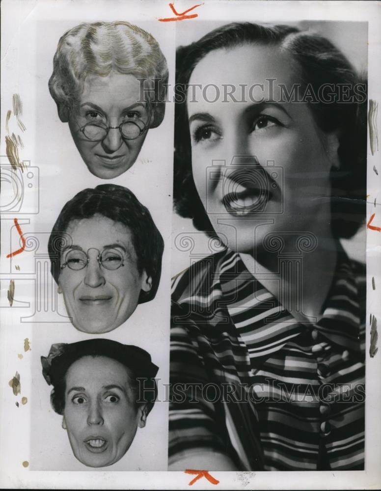 1951 Press Photo Virginia Sale,actress - Historic Images