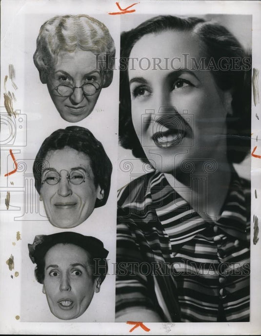 1951 Press Photo Virginia Sale,actress - Historic Images