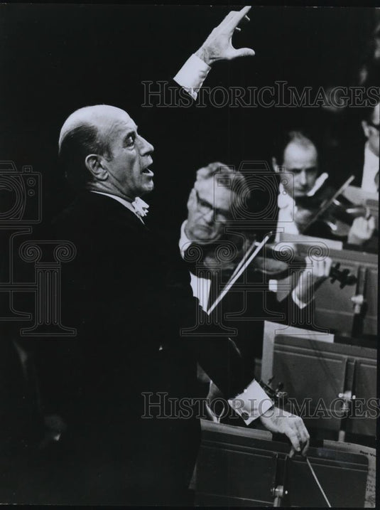 1974 Press Photo Erich Leinsdorf Conductor American Orchestra Conductor - Historic Images