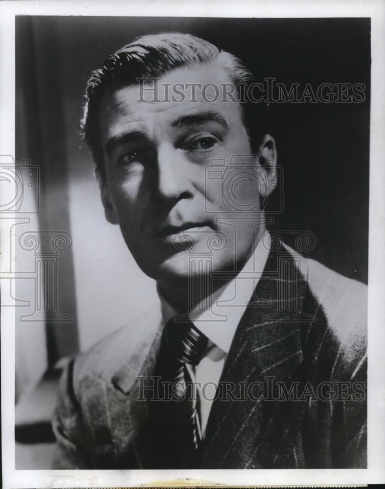 1951 Press Photo Walter Pidgeon - cvp70936 - Historic Images