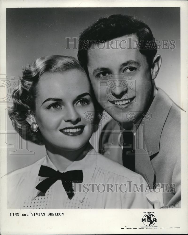 1951 Press Photo Linn & Vivian Sheldon - Historic Images