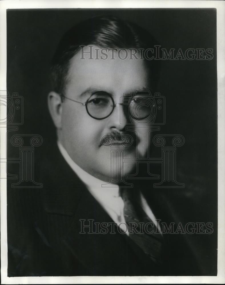 1936 Press Photo William Sampson Jr Assistant General Manager Of Sales - Historic Images