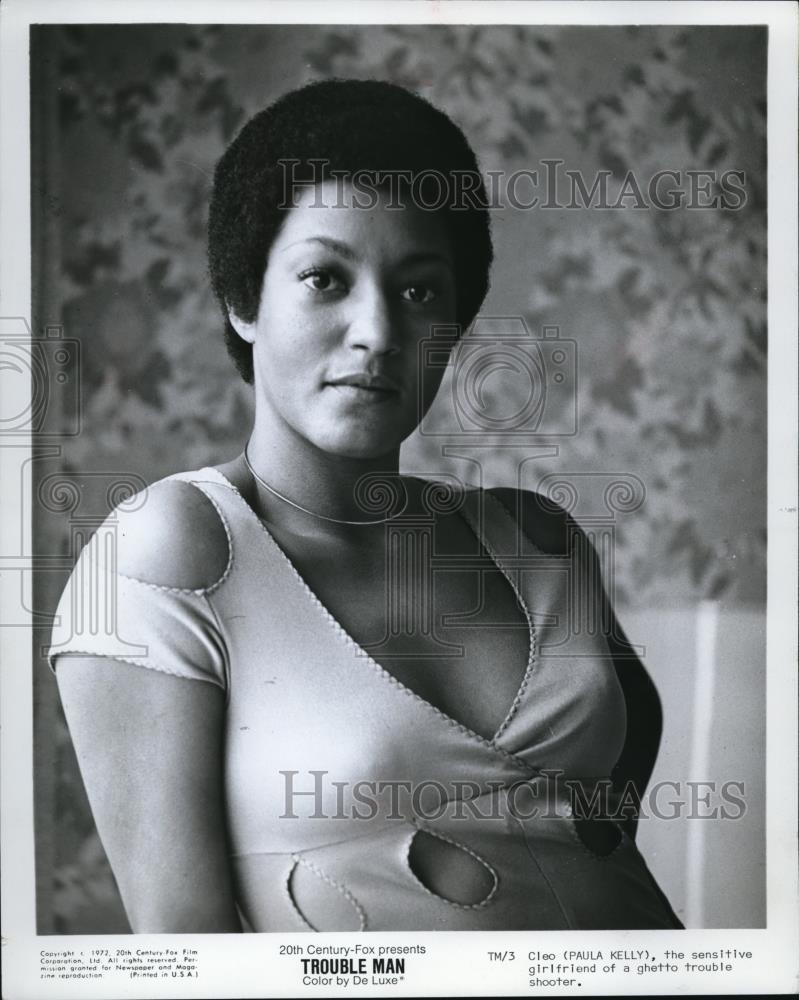 1972 Press Photo Paula Kelly in Trouble Man - Historic Images