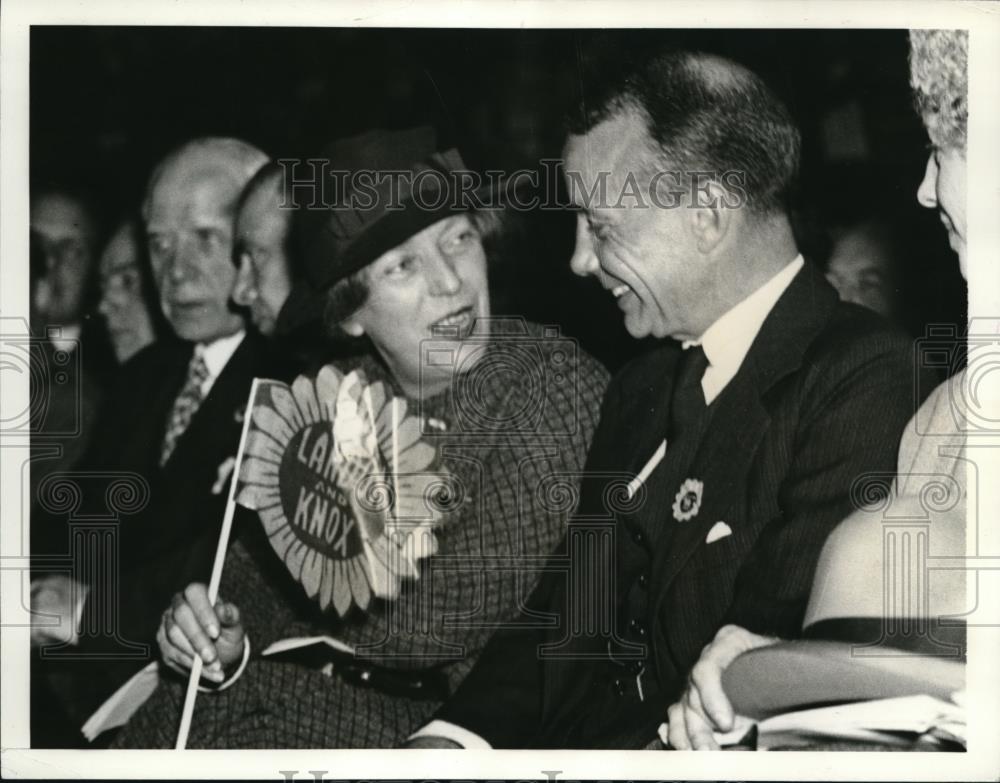 1936 Press Photo Alice and Teddy Roosevelt in New York - Historic Images