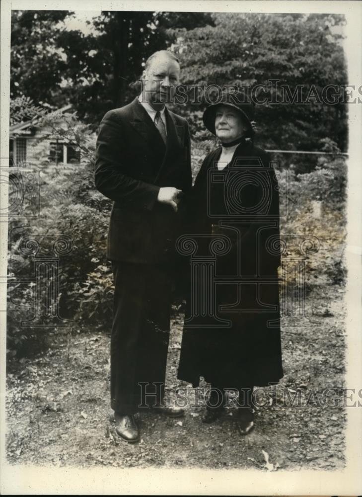 1932 Press Photo Robert R. Reynolds and Mrs. N.A. Reynolds - Historic Images