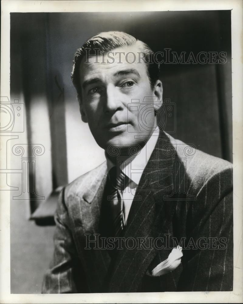 1968 Press Photo Walter Pidgeon in Seven Keys to Baldpate - Historic Images