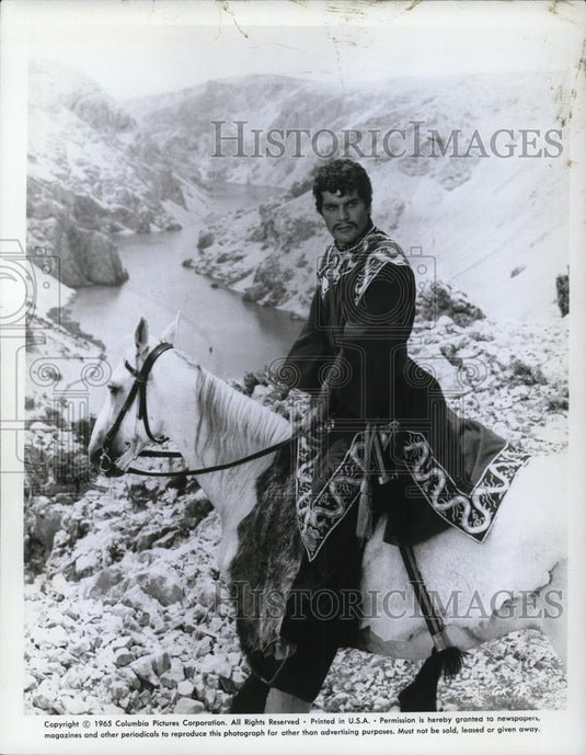 1963 Press Photo Omar Sharif in Genghis Khan - Historic Images