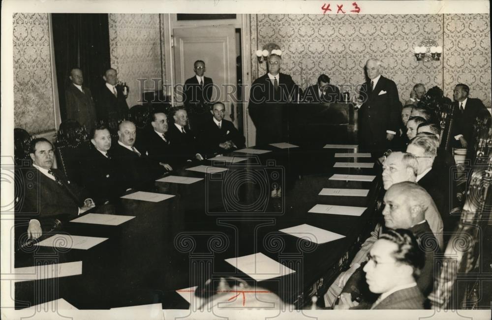 1937 Press Photo Pres. Franklin D. Roosevelt in Pan-American address - Historic Images