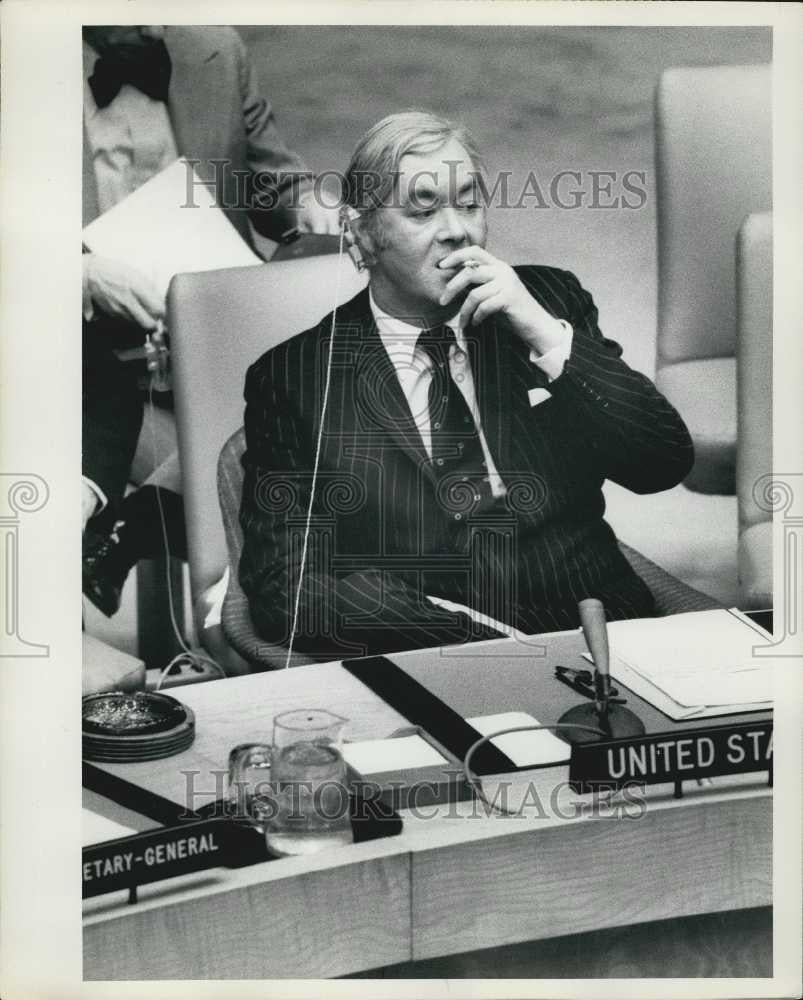 Press Photo US Amb to the UN  Patrick Moynahan - Historic Images