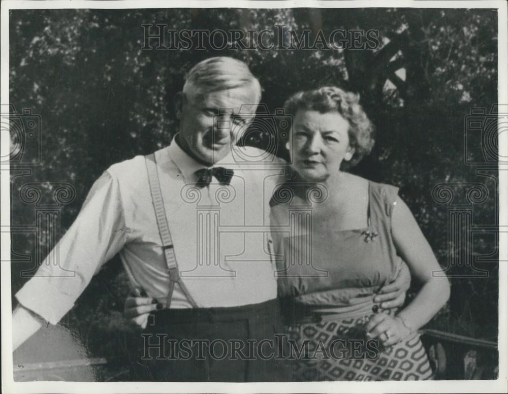 1958 Press Photo The Rev. Philip St. John Ross &amp; Mrs. Kathleen Ryall - Historic Images