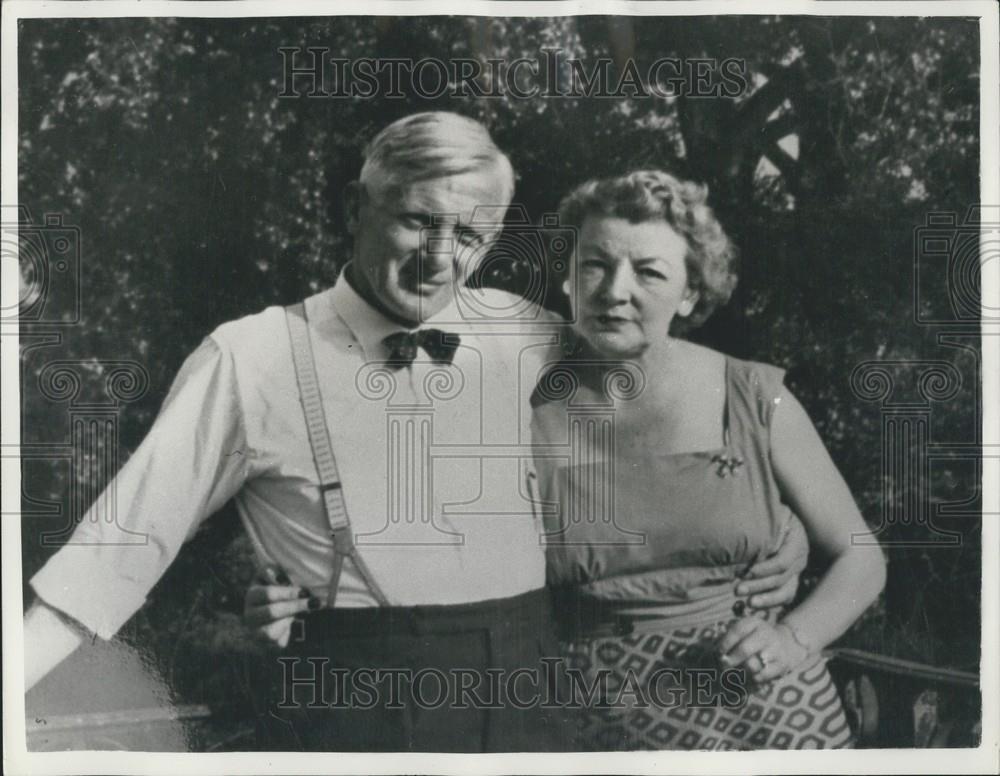 1958 Press Photo The Rev. Philip St. John Ross & Mrs. Kathleen Ryall - Historic Images