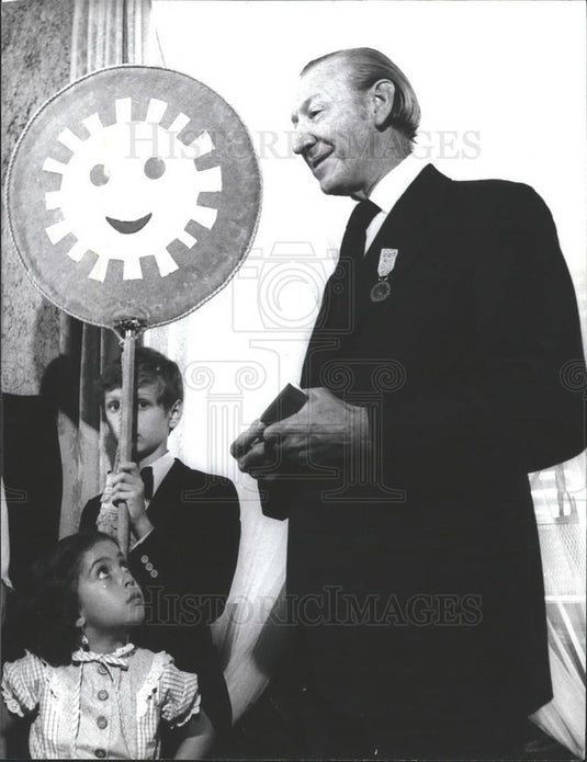 Press Photo Polish Medal of Smile - Historic Images