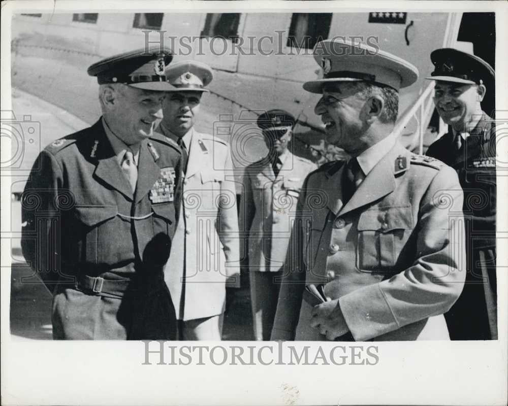 Press Photo Field Marshall Viscount Montgomery In Turkey - Historic Images