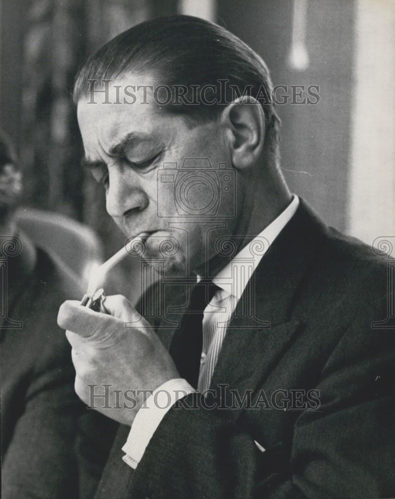 1967 Press Photo Mr. John Partridge Chairman of the Imperial Tobacco Company - Historic Images