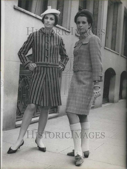 Press Photo Grands Maria Carine  Presenting Grands Couturiers - Historic Images