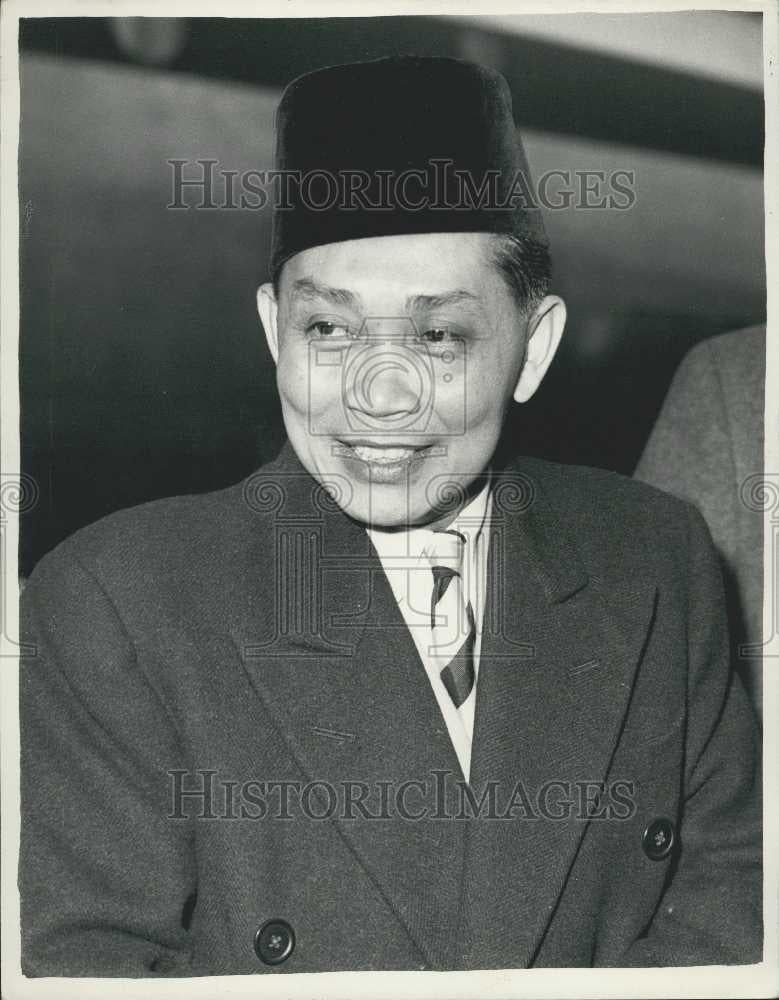 1959 Press Photo Dato Nik Ahmed Kamil Malay Ambassador - Historic Images