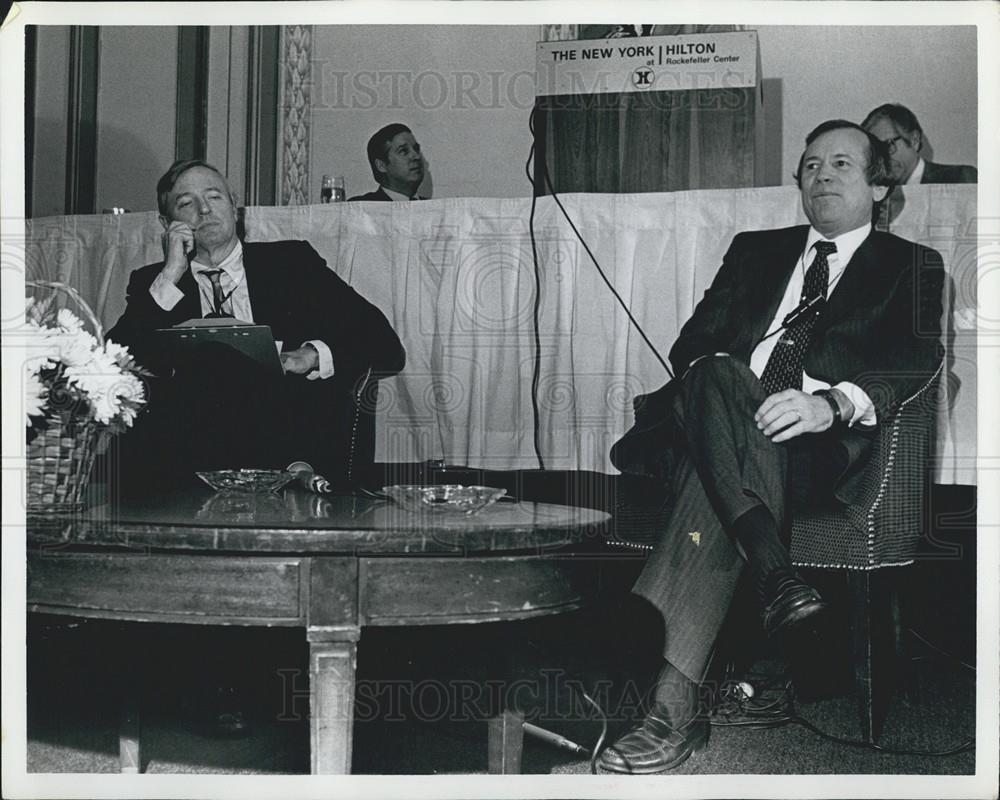 1979 Press Photo Senator Howard Baker &amp; William P. Buckley - Historic Images