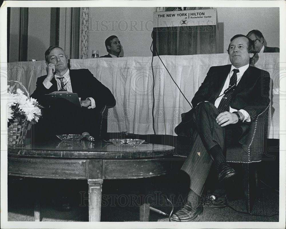 1979 Press Photo Senator Howard Baker & William P. Buckley - Historic Images