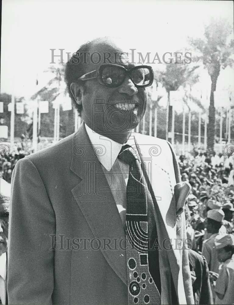 1977 Press Photo Mansour Khalid Sudan Minister For Foreign Affairs - Historic Images