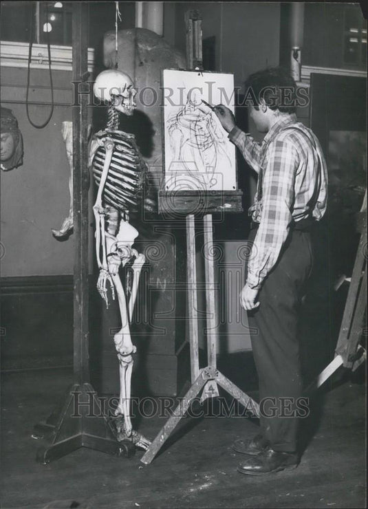 Press Photo Slade Student Reginald Norris - Historic Images