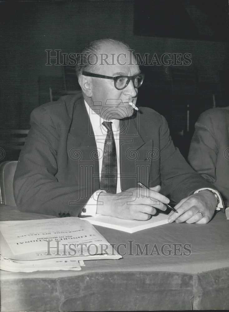 Press Photo Guverture Du Congres SFIO A ISSY-Les-Moulineaux - Le Congress Social - Historic Images
