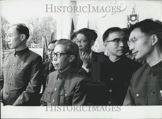 1973 Press Photo Mr. Pan Fei chief editor newspaper China visits Munich - Historic Images