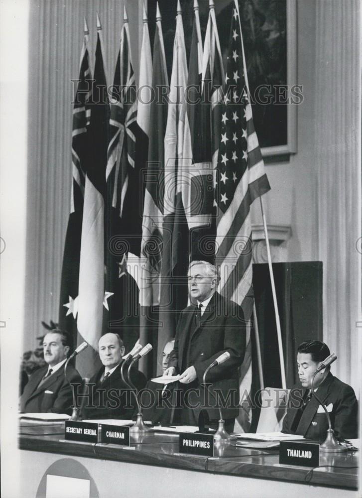 1965 Press Photo Opening of the SEATO Council of Ministers - Historic Images