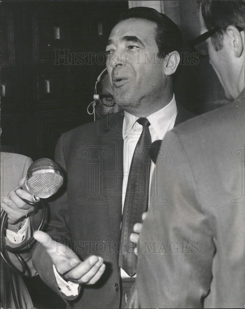 1969 Press Photo Robert Maxwell, Labour MP - Historic Images