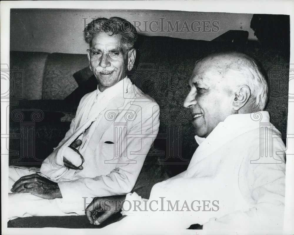 1961 Press Photo Pakistan Minister Calls On Mr. Neheru - Historic Images