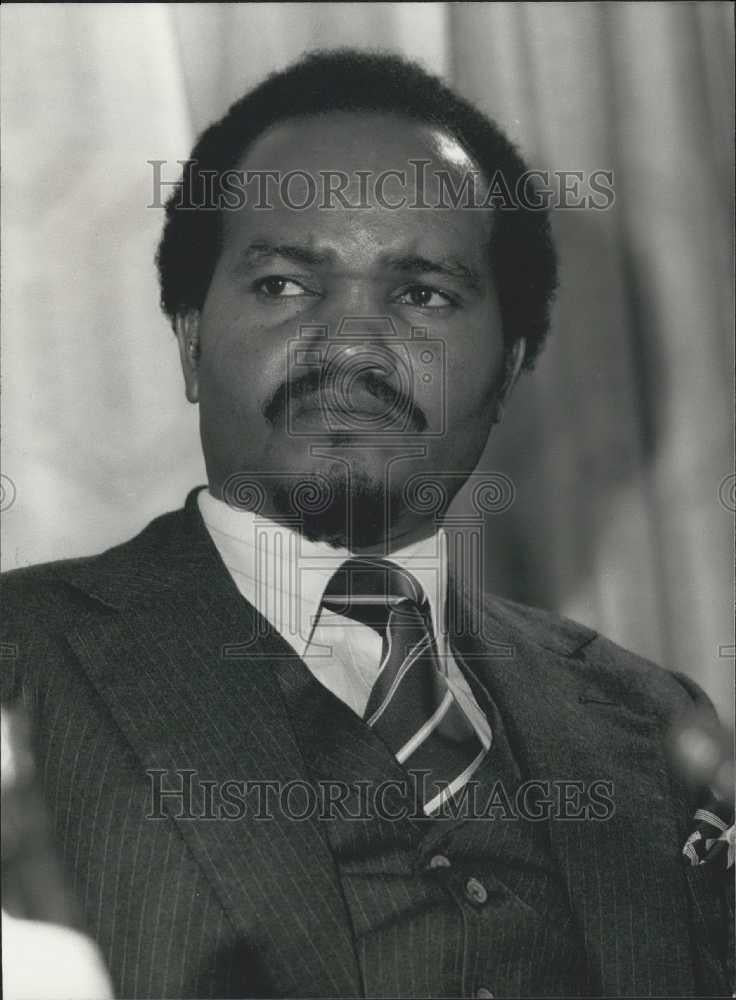 Press Photo Kenya Lands and Settlements Assistant Minister Godfrey Kariuki - Historic Images