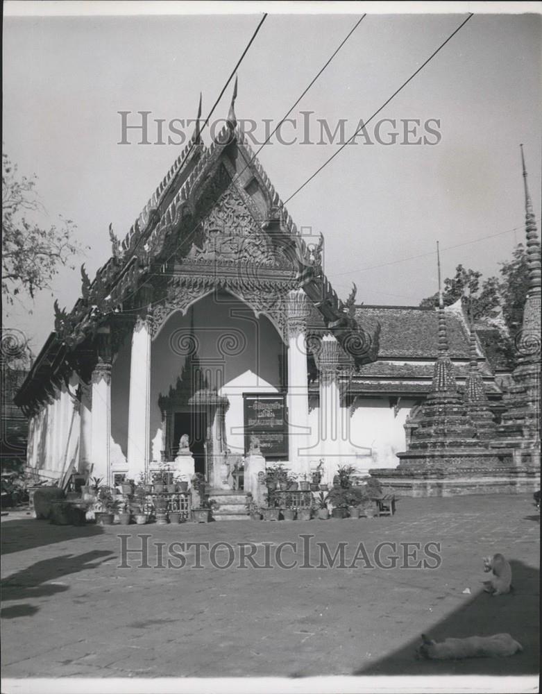 Press Photo Shrine of King Chulalongorn In Thailand - Historic Images