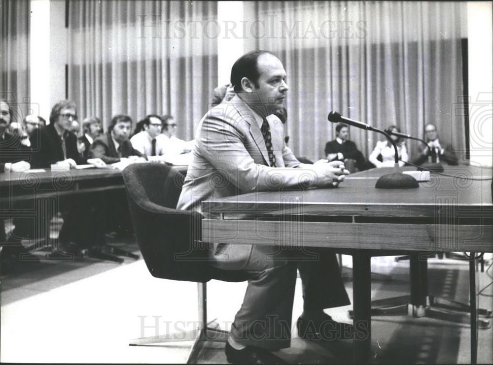 1973 Press Photo Parliamentary Whip, Social Democratic Party Karl Wienand - Historic Images