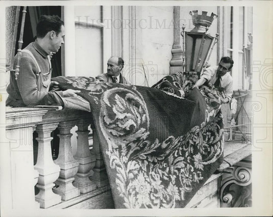 Press Photo Lisbon Prepared for Royal Visit - Historic Images