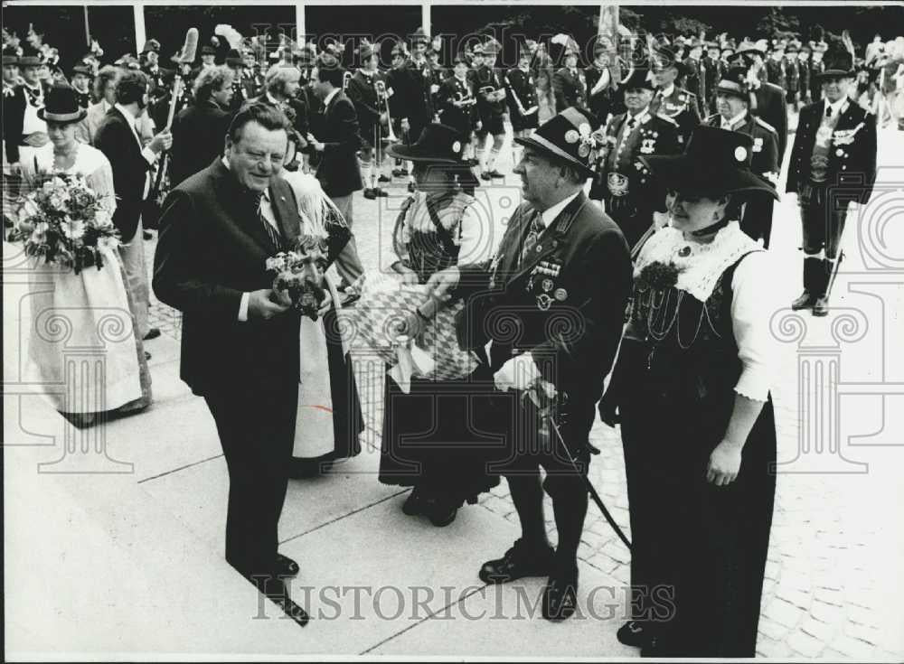 1980 Press Photo Franz Josef Turns 65 - Historic Images