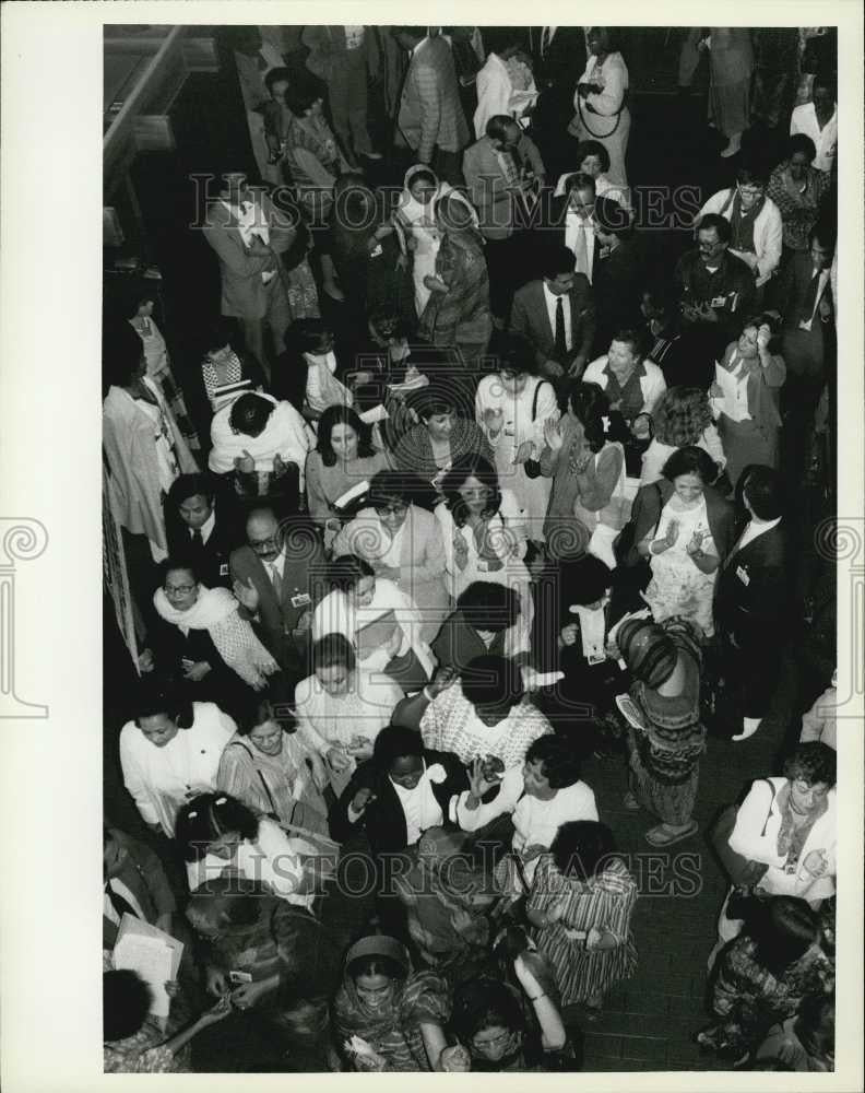 1985 Press Photo Conference on UN Women&#39;s decade - Historic Images