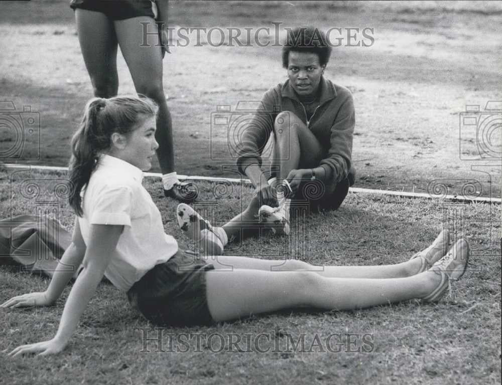 1967 Press Photo President Kenyatta&#39;s daughter Jane could be in Olympic team - Historic Images