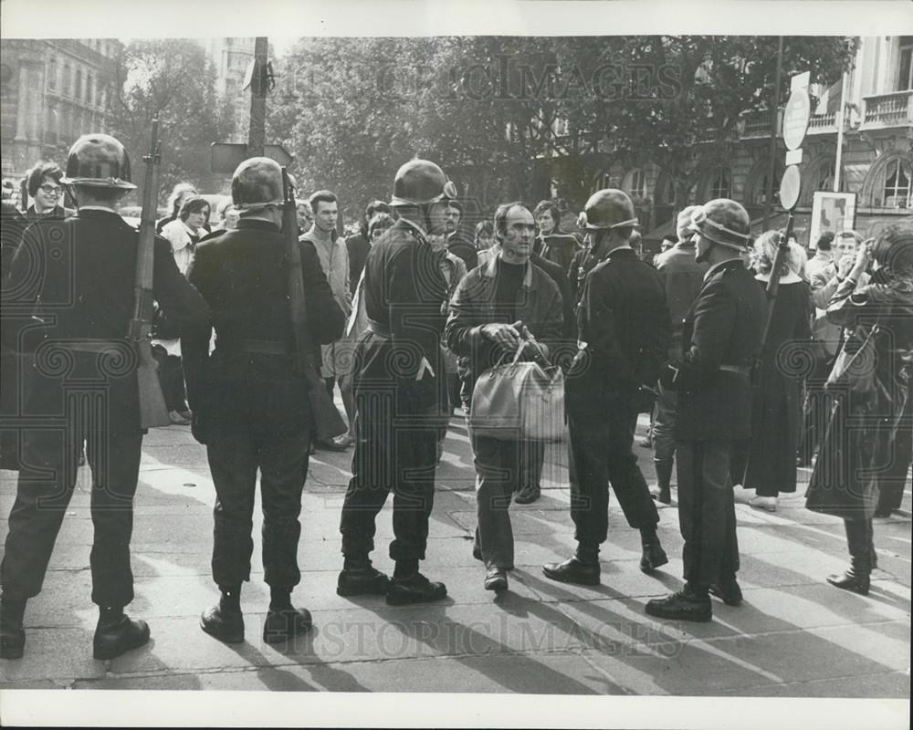 1970 Press Photo Alain Geismar Trial Opens In Paris - Historic Images