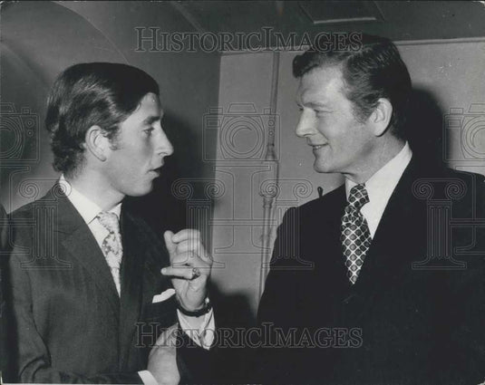 1970 Press Photo Prince Charles andJohn Lindsay ,Mayor of NY City - Historic Images