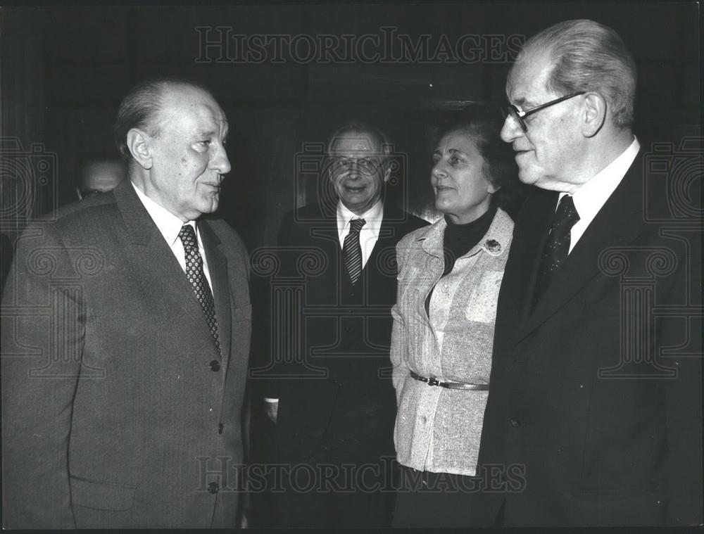 1979 Press Photo Herbert Wehner in Hungary - Historic Images