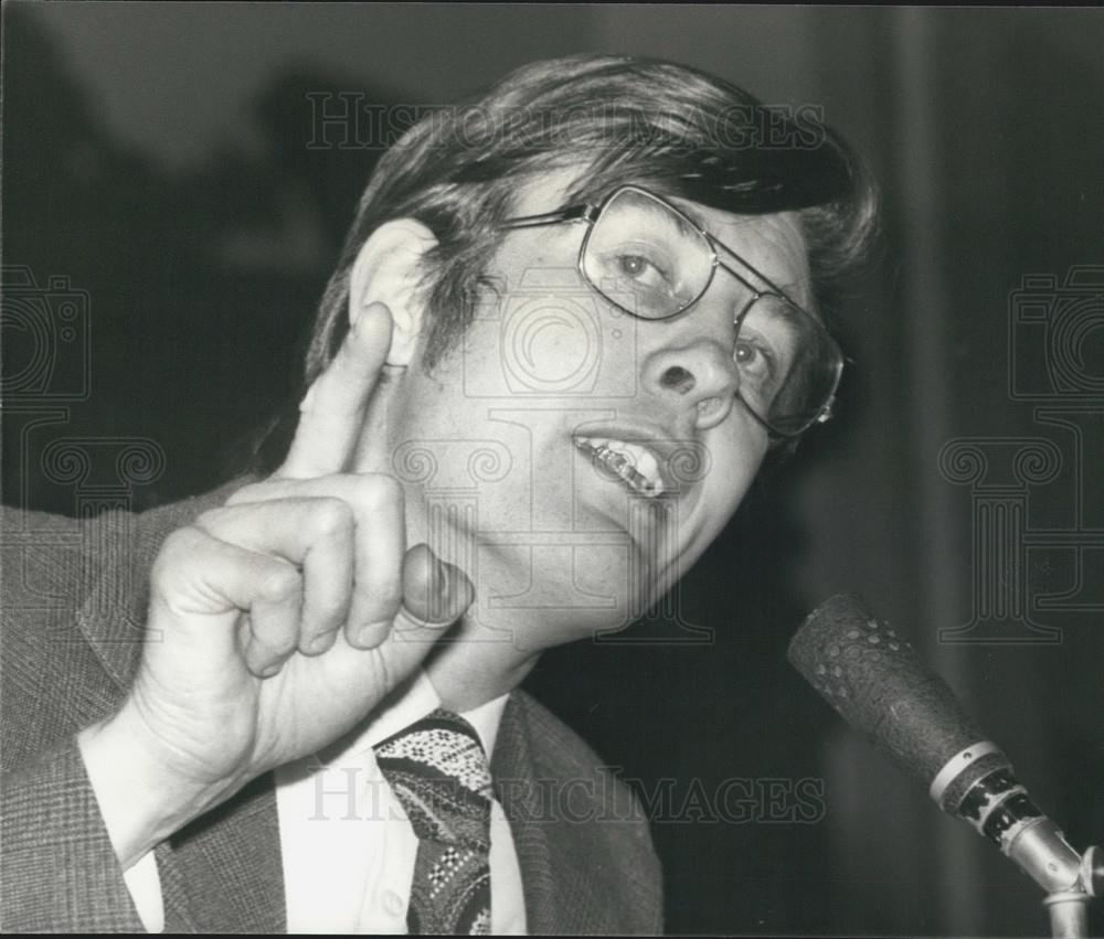 1976 Press Photo Michael Meacher British Labor Politician State Under Secretary - Historic Images