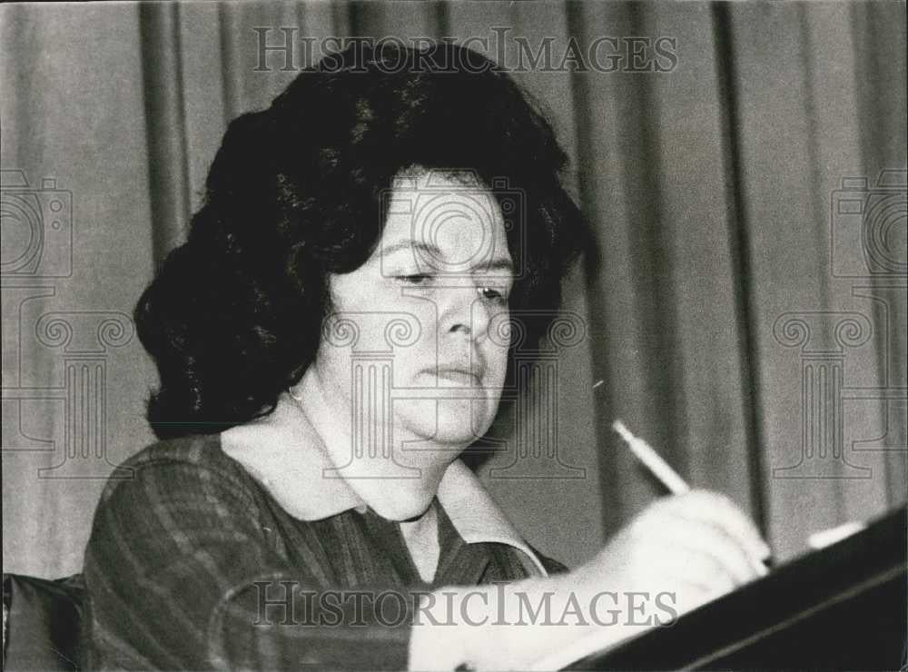 1979 Press Photo Portugal's First Woman Prime Minister Dr. Pintassiigo - Historic Images