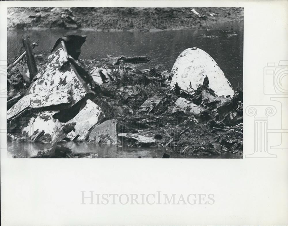 Press Photo Trans-Canada Airliner crashed near Montreal - Historic Images