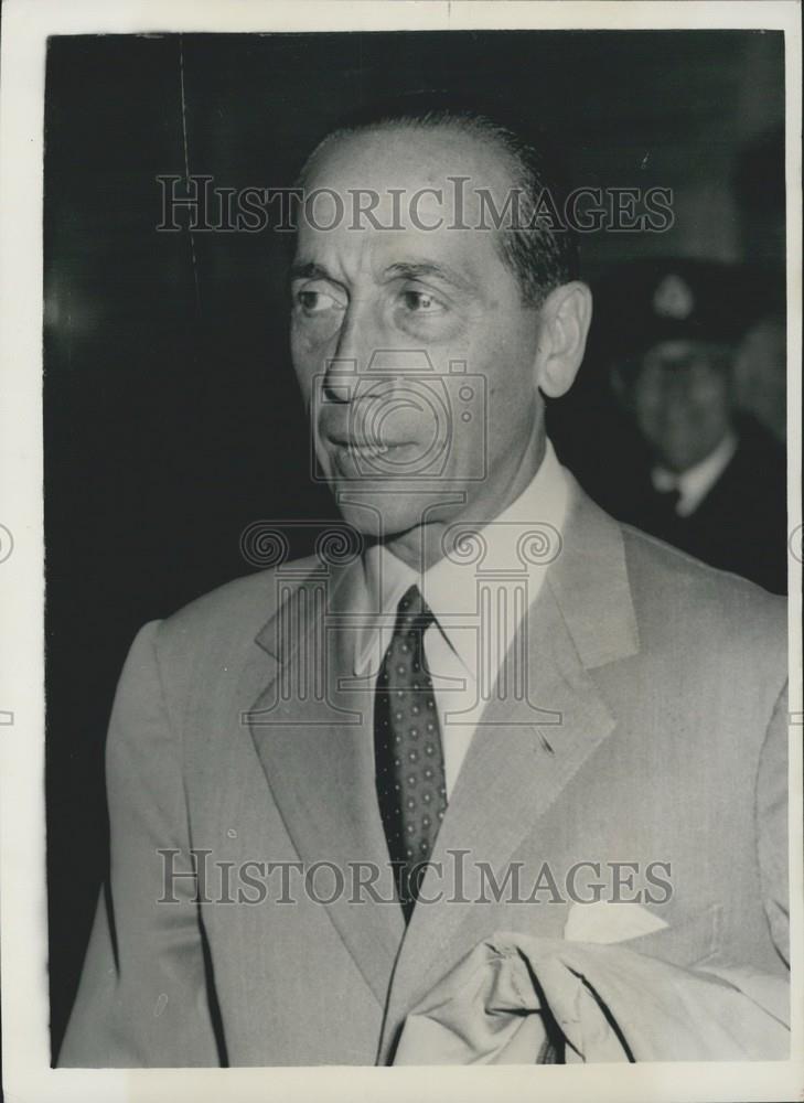 1954 Press Photo Signor Luciano Zingone President of the Italian Polo Club - Historic Images