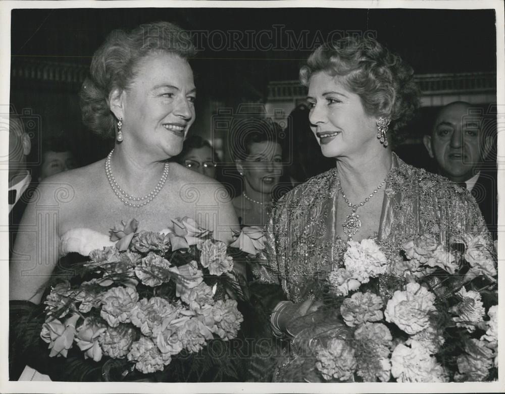 1955 Press Photo Lady Docker British Socialite Industrialist&#39;s Wife - Historic Images