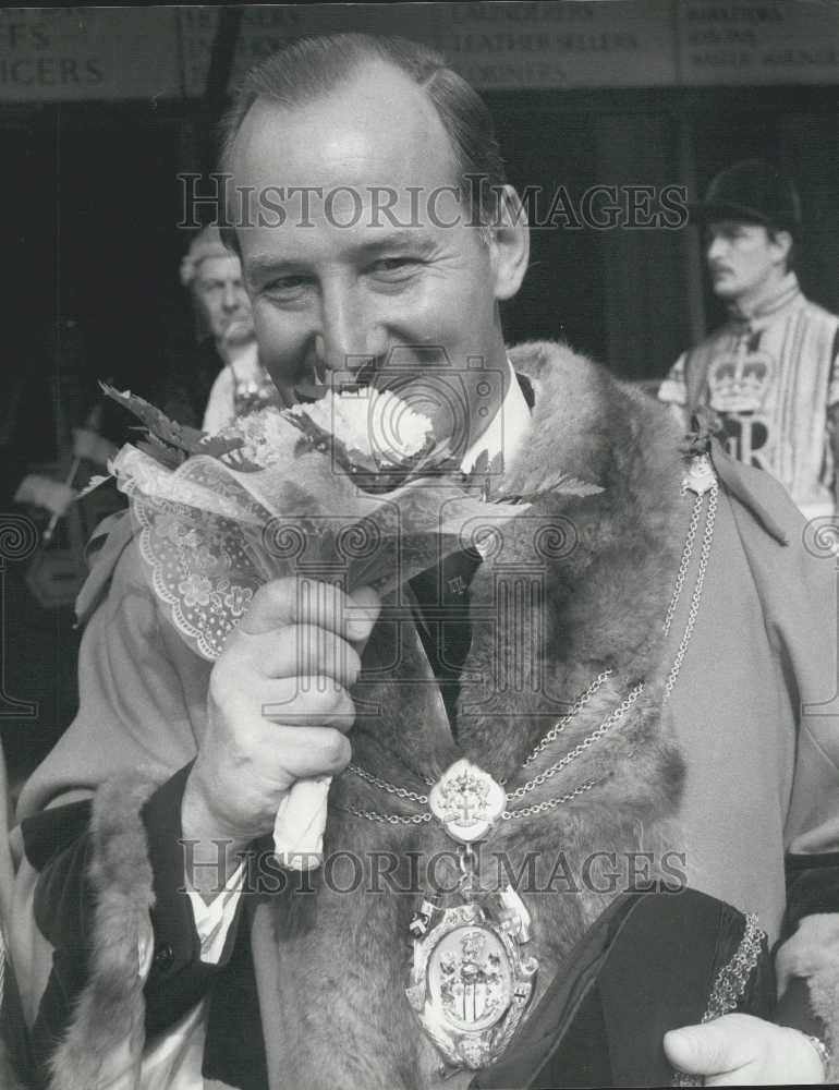 1979 Press Photo Lord Mayor of London Peter Gadsden - Historic Images