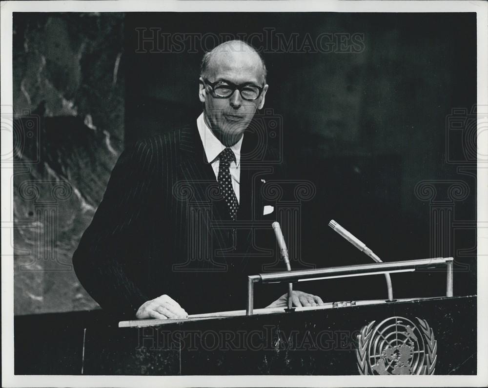 Press Photo Giscard D&#39;Estaing - Historic Images